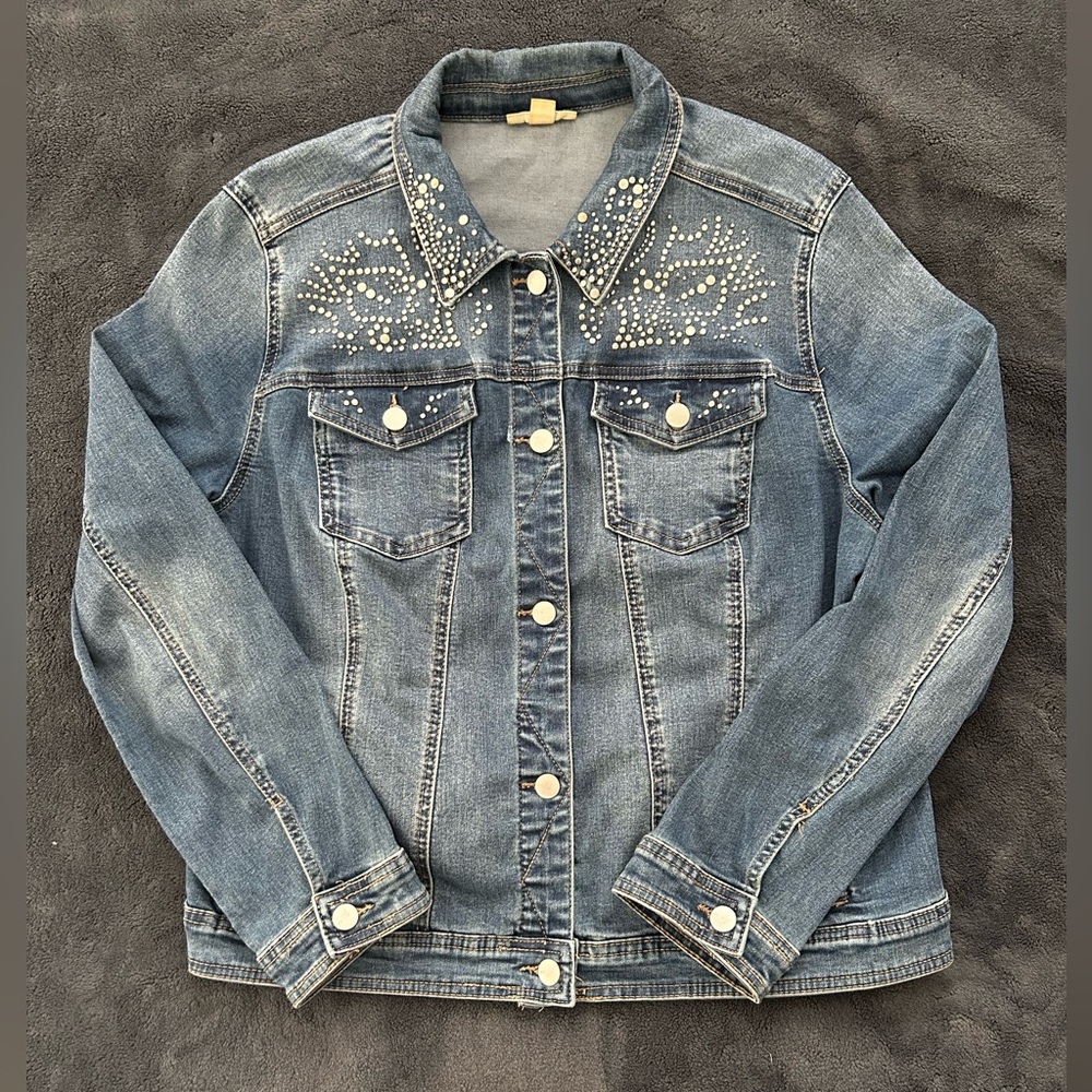 Westport bedazzled Jean jacket
